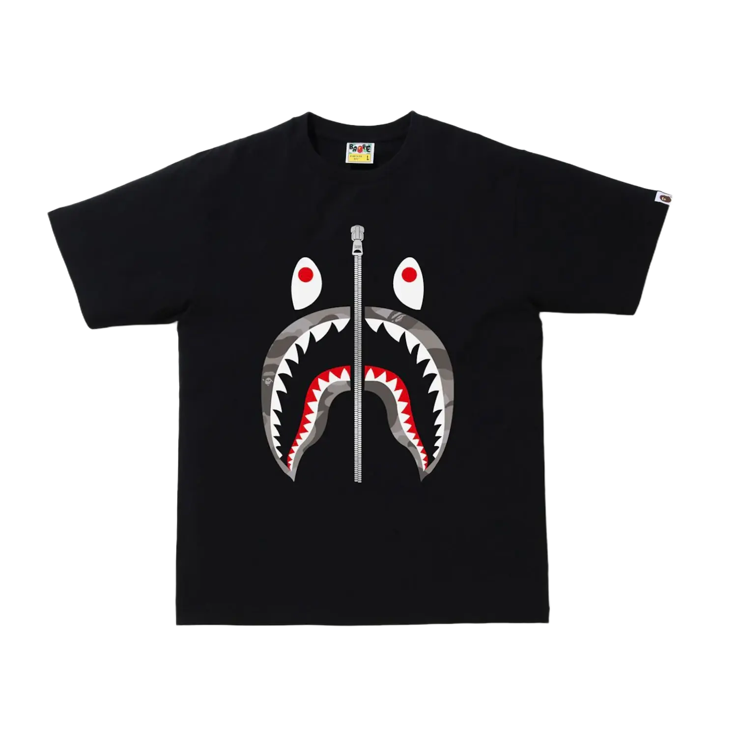 BAPE Color Camo Shark Tee Black/Gray