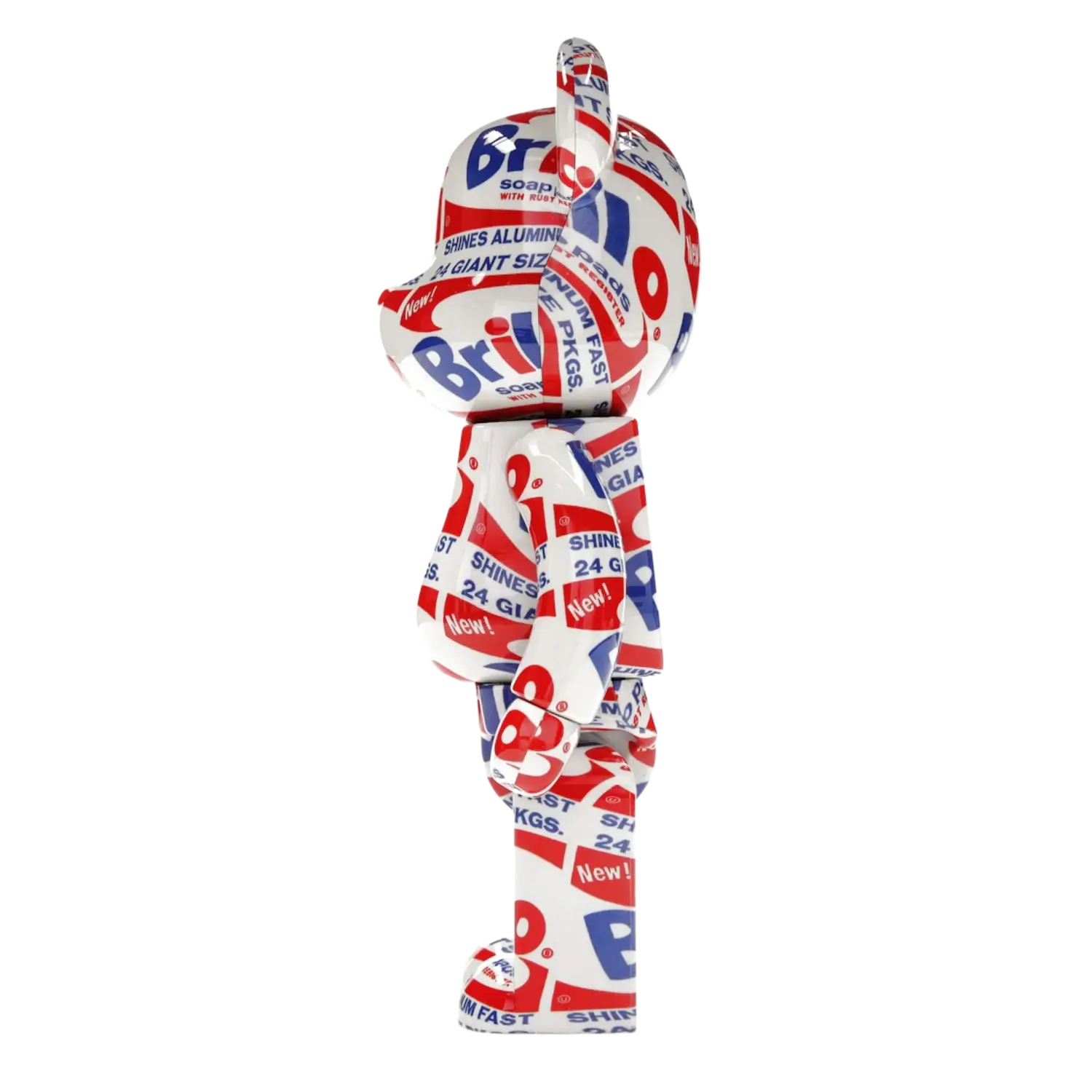 Bearbrick ANDY WARHOL "Brillo" 100% & 400% Set - Image 2