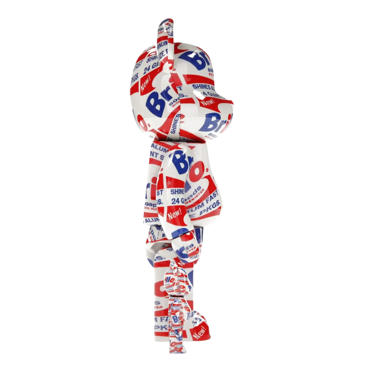 Bearbrick ANDY WARHOL "Brillo" 100% & 400% Set - Image 4