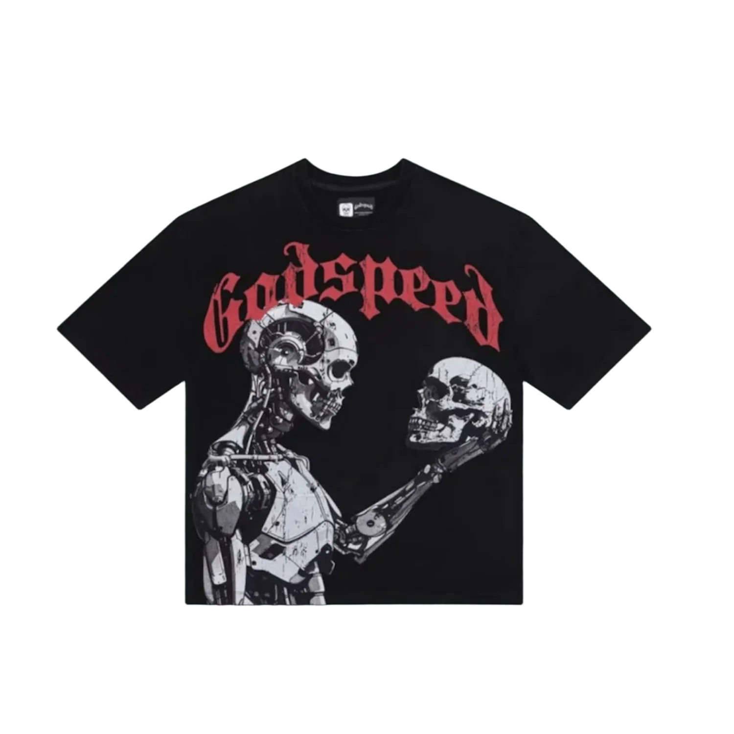 Godspeed Mankind vs AI III T-shirt Black/Red