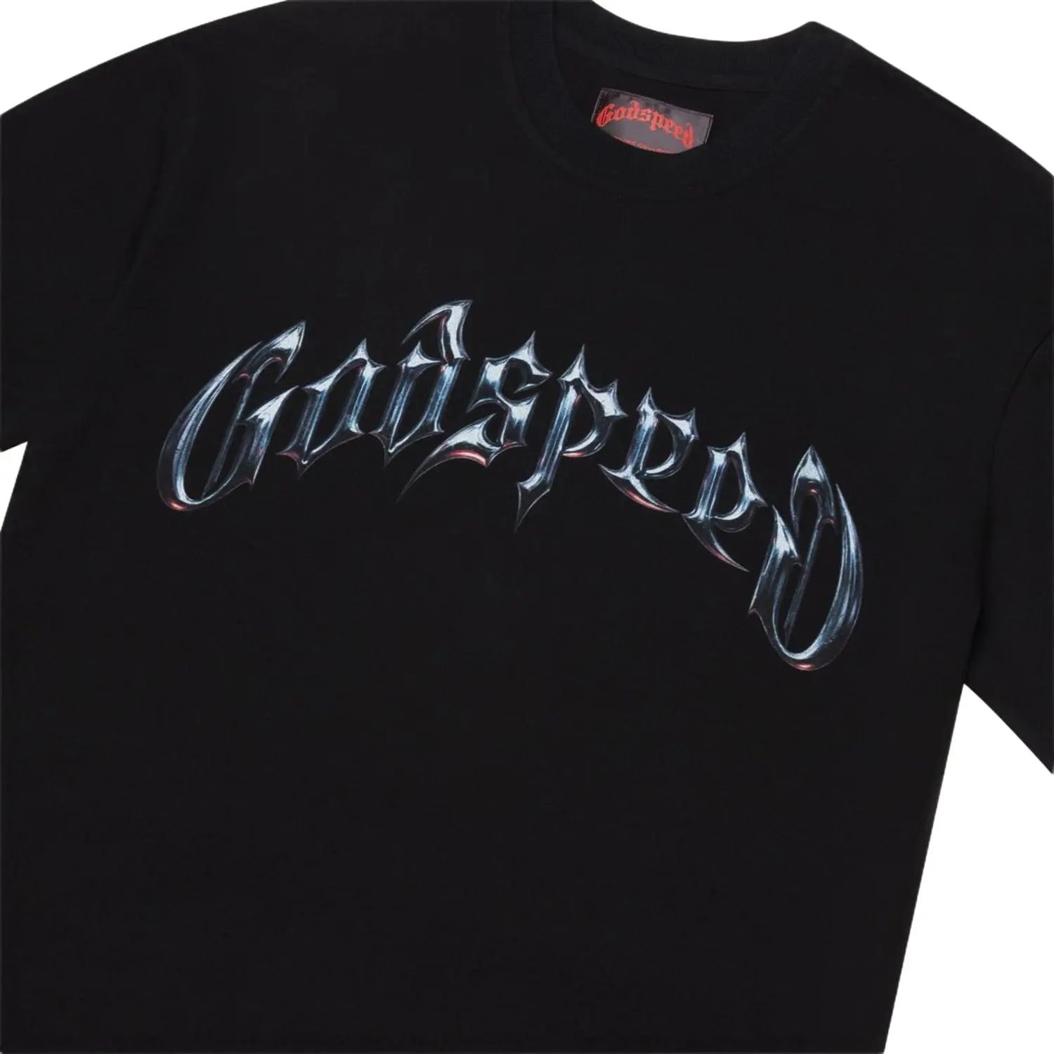 Godspeed Symmetrical Logo Tee Black - Image 3