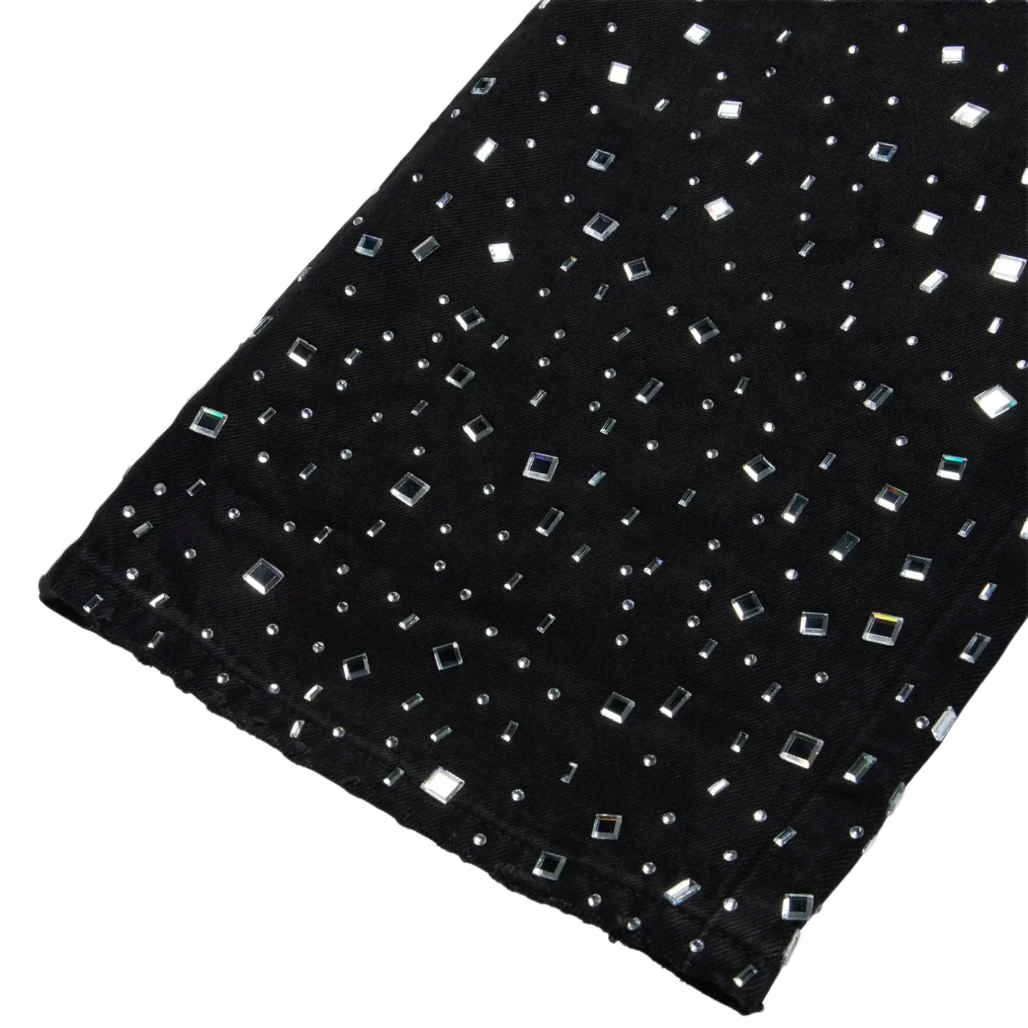 Homme Femme Crushed Ice Denim Black - Image 3