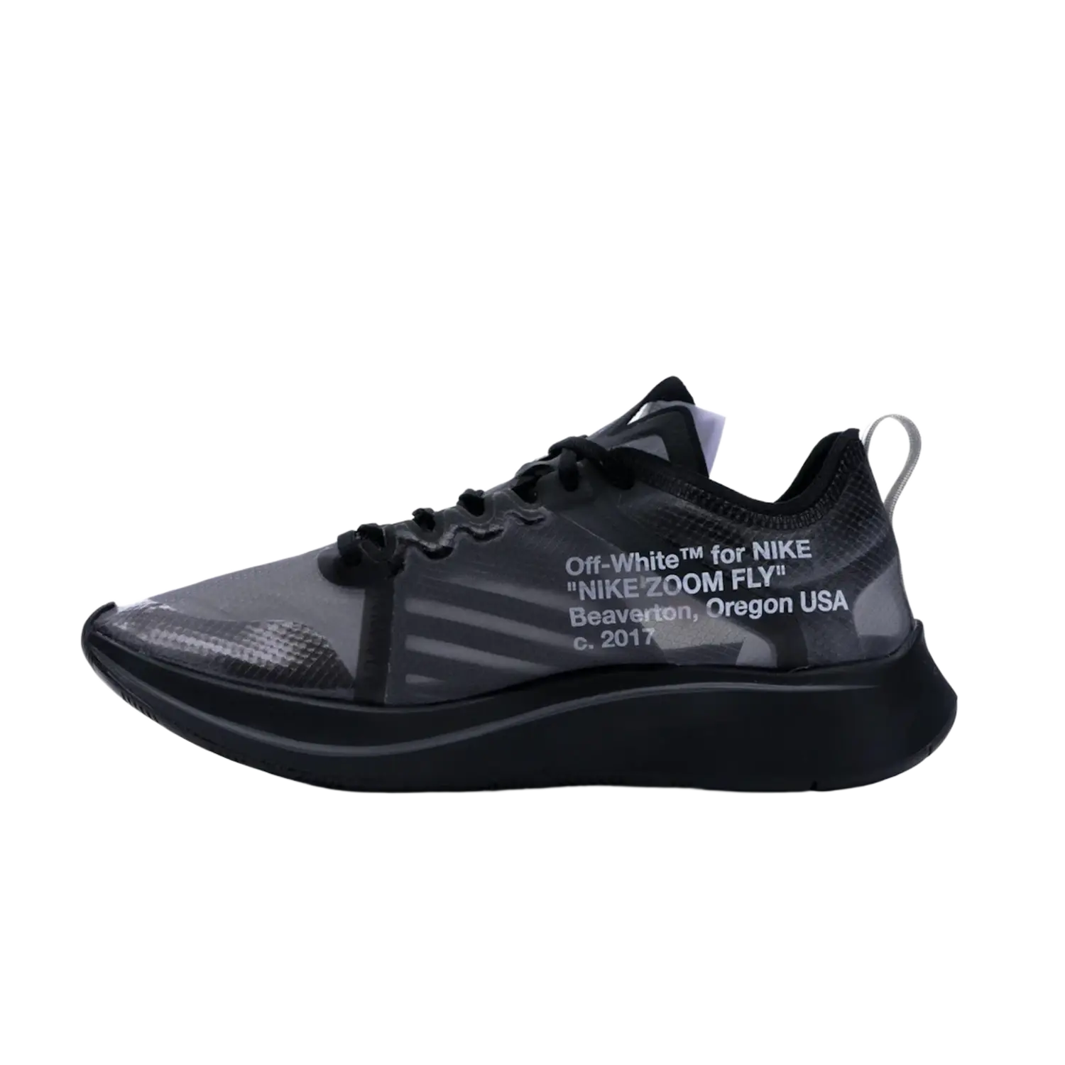 Nike Zoom Fly Off-White Black Silver - Image 3
