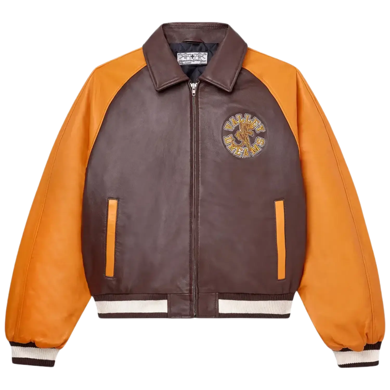 Vale Forever Aubrey Bomber Jacket Brown/Orange